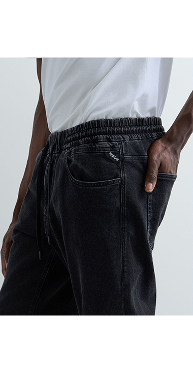 リラックステーパードLANNY Touch denim 詳細画像